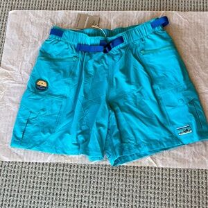 Patagonia Turquoise Outdoor Shorts NWT!